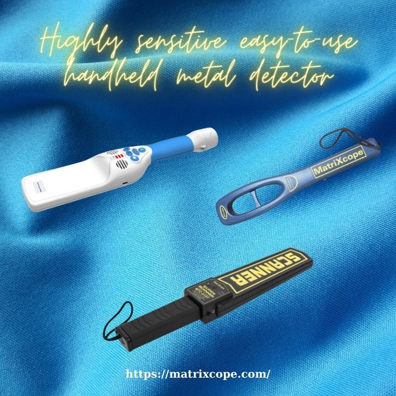 Highly sensitive easy-to-use handheld metal detector Highly sensitive easy-to-use handheld metal detector