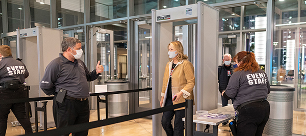 Is it okay to go through a security metal detector while pregnant Is it okay to go through a security metal detector while pregnant