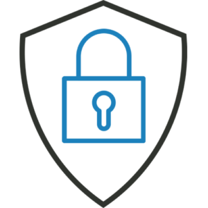 Home 14 protection icon blue