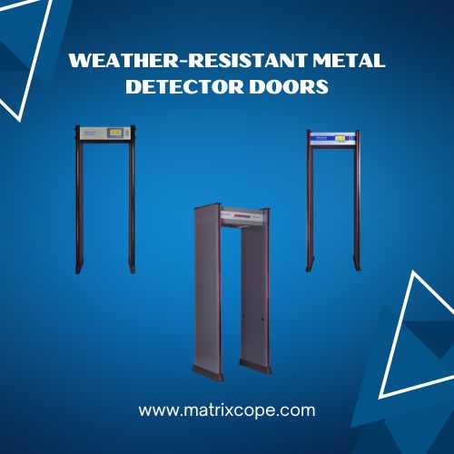 Weather resistant metal detector doors 1
