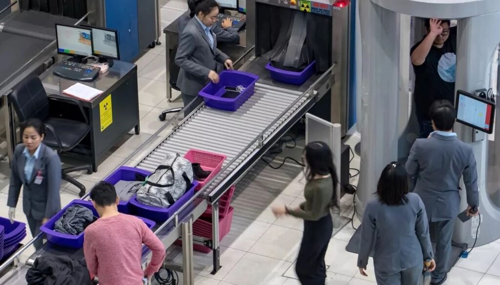 What can airport scanners detect 5